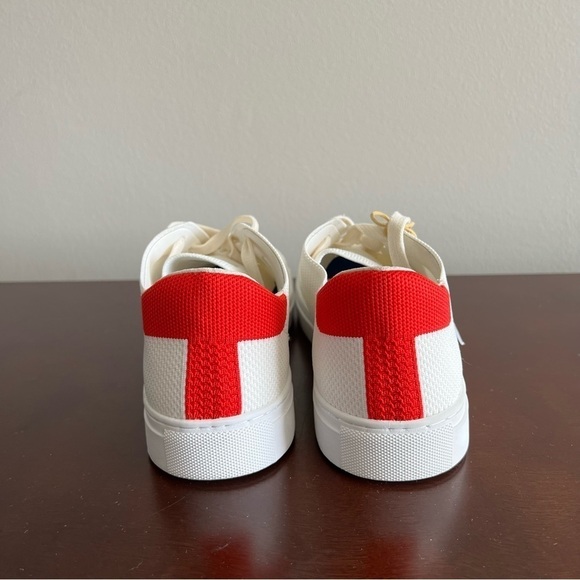 The‎ Greats Royal Knit Sneakers White Red Men’s Size 7/ Women’s 8.5 main image 12